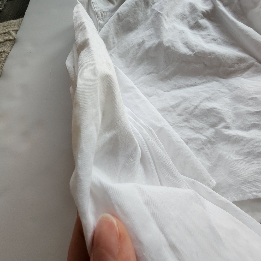 Zara White Blouse with Unique Collar - Picture 7 of 10